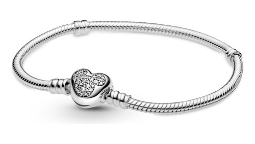 Pulsera Pandora Original Moments Corazón De Mickey Ale S925