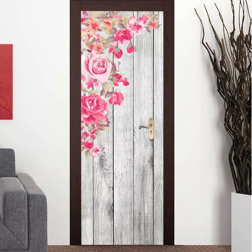 Vinilos Decorativos Para Puertas Flores