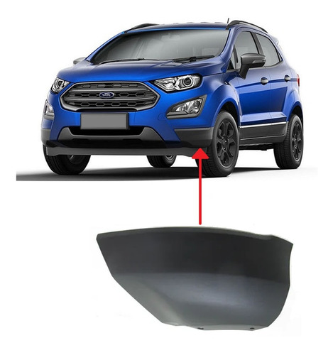 Spoiler Puntera Paragolpe Ecosport Kinetic 2018 2019 Izquier