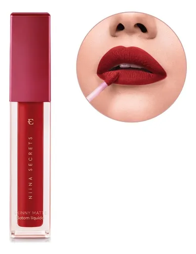 comprar Batom Niina Secrets Skinny Matte 4ml Eudora - Escolha Cor