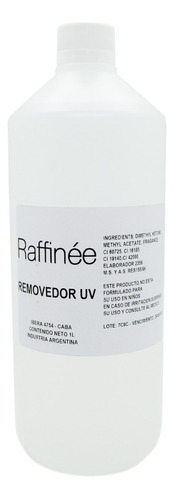 Raffinée Removedor Uv Esmalte Semipermanente Manicuria 1l