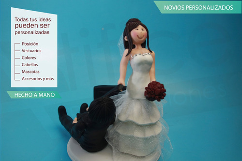 Novia Lleva Al Novio Fans Gamer Por La Corbata Cake Toppers