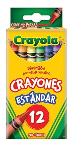 Crayones Crayola Estándar Estuche Con 12 Colores Diferentes