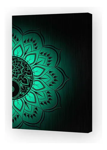 Cuadro 50x75cm Mandala Lila Violeta Color Rosas Dibujo P3