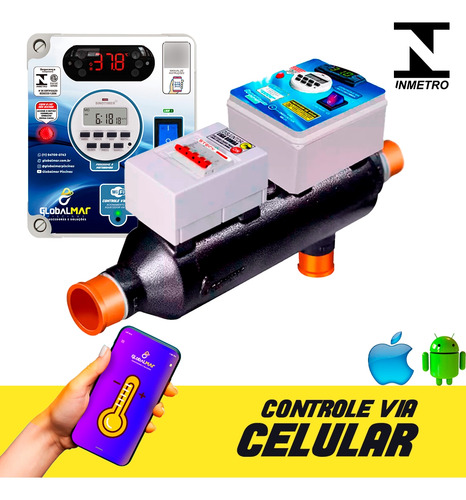 Aquecedor Elétrico Piscina 260m³ Trif Auto Programa Via App
