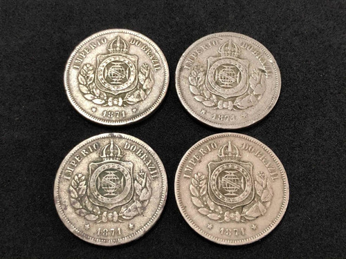Moedas Antigas 100 Réis 1971 Império Do Brasil