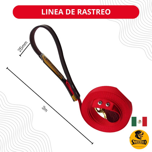 Silverado Correa Larga Para Perro Linea De Rastreo Control