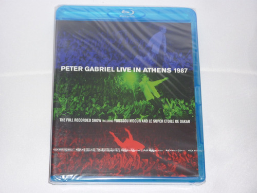 Peter Gabriel Live In Athems 1987-blu Ray + Dvd