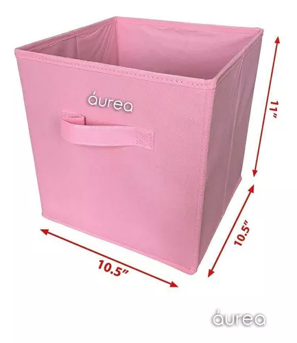 Trend Lab Cesta organizadora de almacenamiento tejida rosa para cuarto de  bebé y accesorios para cambiador, 12 x 6 x 8 pulgadas