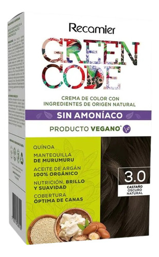 Tinte Green Code Color Surtido - g a $200