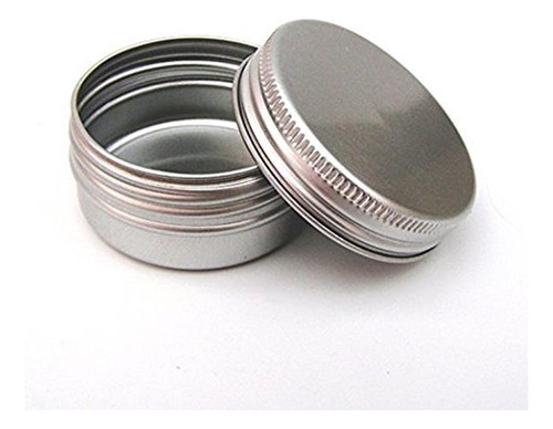 Ctkcom Screw Top Round Steel Tins,1/2-ounce, For Lip Balm, C