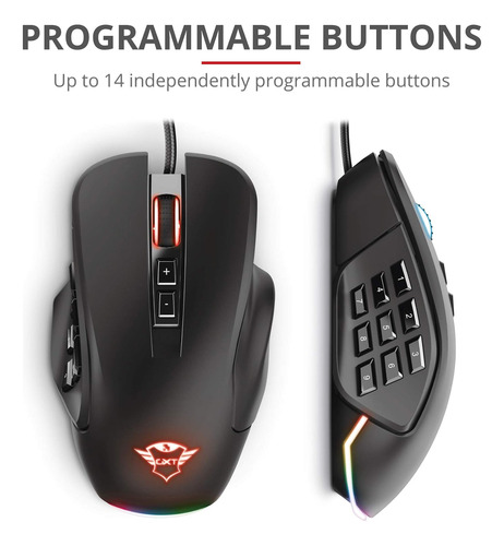Trust Gaming Gxt 970 Morfix Ratón Para Gaming