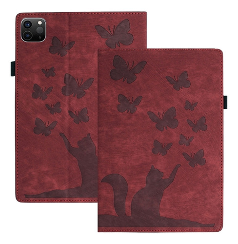 Funda Estampada Roja Para iPad Pro 12.9 2022/ 2021/ 2020