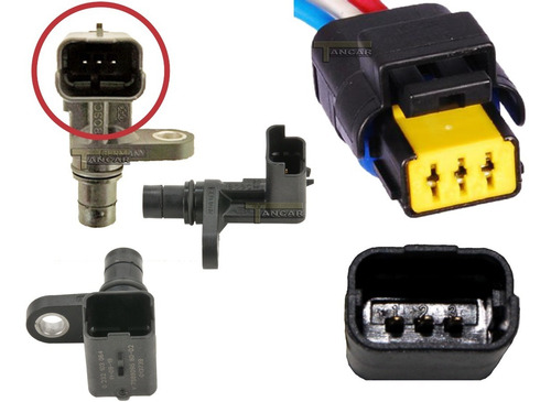 Conector Plug Do Sensor Fase 308 408 3008 Ds3 Ds4 C4 1.6 Thp