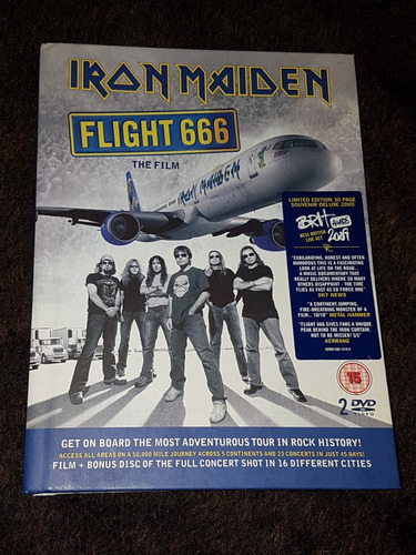 2 Dvd Iron Maiden Flight 666 Ed. Deluxe Digibook Importado