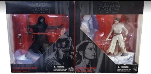 Star Wars Black Series Rey Y Kylo Ren Starkiller Base Hasbro