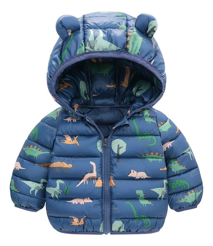 Abrigos Para Niños Y Niñas A La Moda, Bonitos Dinosaurios, E