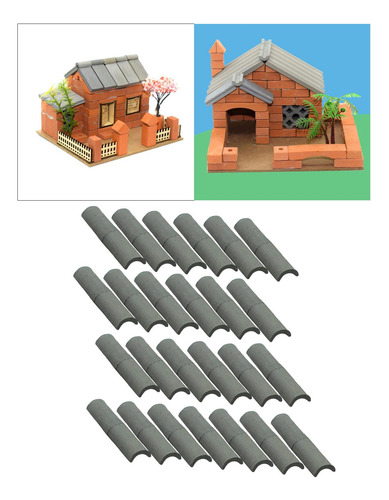 2 Casa De Muñecas Materiales Modelo De 50 Cilíndricas