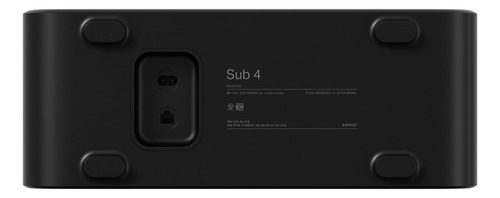 Sonos Sub 4 Subwoofer Premium Para Audio Residencial Color Negro