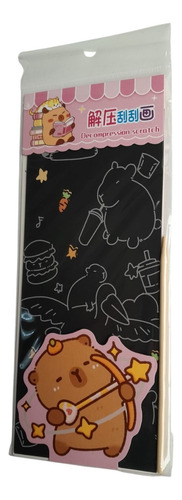 Scratch Capibara Raspardor Anotador Capybara Infantil Toyz Capibara Cupido