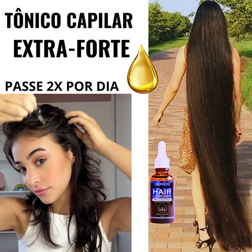 Tônico Hair Longzen Melhor Que Bioplex Nasce Fios