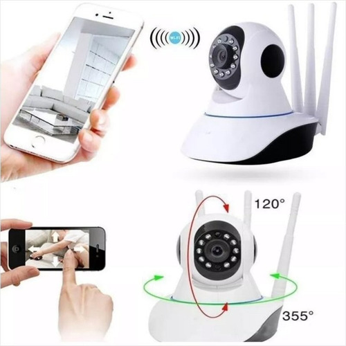Camara Ip Wifi Hd Motorizada Vision Nocturna 360° Ml2881