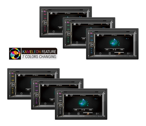 Imagen 7 de 8 de Autoestéreo Pantalla Táctil 6.2 Bluetooth Dvd/cd Usb Seelpro