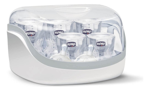 Chicco - Esterilizador Para Microondas De Vapor, Rápido Y
