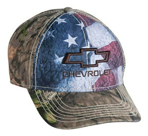 Chevrolet Bowtie Usa Bandera Americana Mossy Oak Camo Sombre