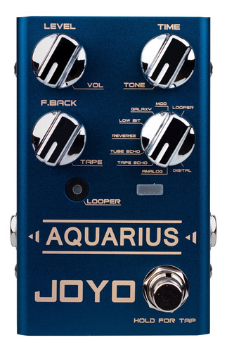 Joyo R-07 Aquarius 8 Tipos De Delay Y  Looper Pedal Guitarra