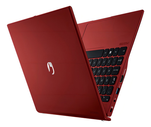 Notebook Positivo Motion C4120f Intel® Celeron® Windows 11 Home Vermelho Incluye Microsoft 365*