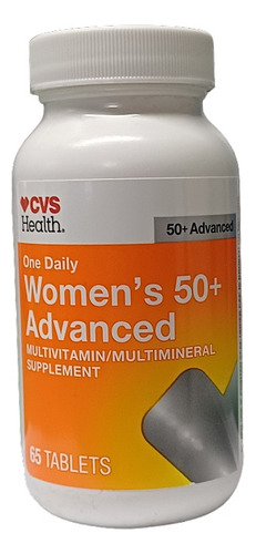 Multivitaminico Cvs Mujer Mayores 50 Año 65 Tabletas Diario 