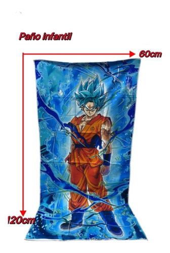 Toalla De Anime Goku Dragón Ball. Tienda Física