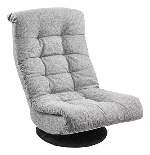 Amazon Basics Sillón Giratorio De Espuma Con Reposacabezas, 