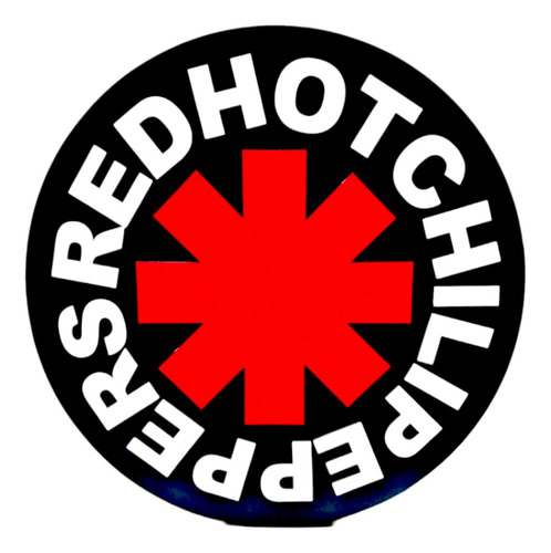 Cuadro Red Hoy Chili Peppers Rhcp Decoración Relieve 3d 