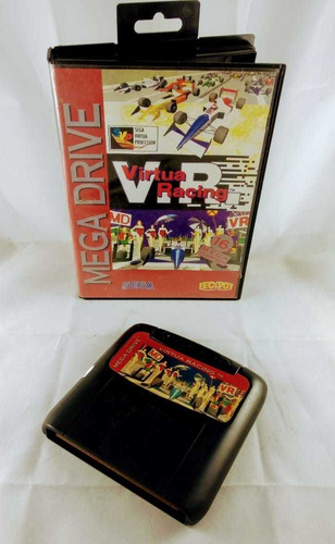 Sega Megadrive Game Virtua Racing Original Com Estojo Raro