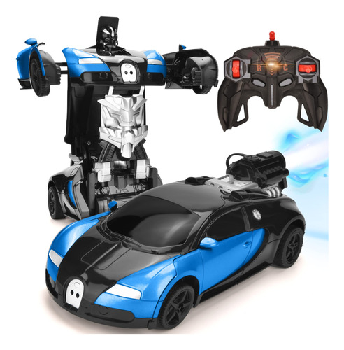 Jeestam Rc Robot Coche Para Nios Transforman El Juguete Del