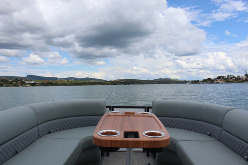 Lancha Ventura Pontoon 250 Zero V-cat Solara Fluvimar Vcat