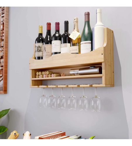 Cava De Vino De Madera Rústico Buffet Ideal Para Regalo