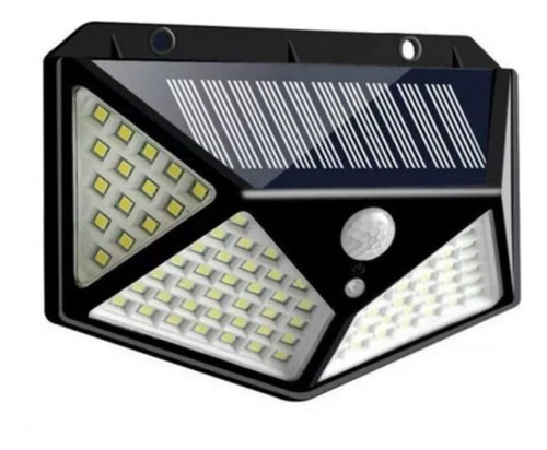 Lampara Farol Solar Foco 100 Led Sensor Movimiento Exterior