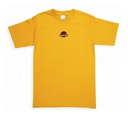 Playera Jurasic Park Parque Jurasico Bordado Minimalista