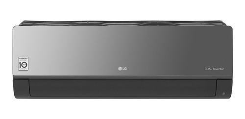 Imagen 1 de 8 de Aire acondicionado LG Art Cool  split inverter  frío/calor 3000 frigorías  negro 220V S4-W12JARPA