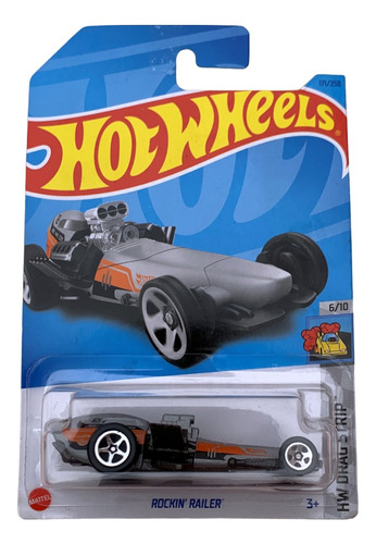 Hot Wheels Rockin' Railer Hw Drag Strip 2023 Mattel Nuevo