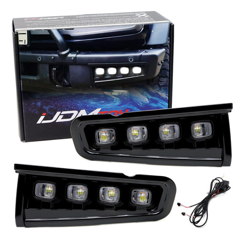 Ijdmtoy Kit Luz Antiniebla Led Drl Montaje Modular Blanco B