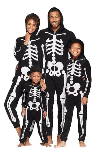 Family Halloween Costumes Glow In The Dark One Piece Jumpsui