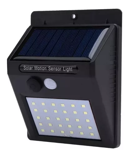 Luz Led Solar Exterior Con Sensor Movimiento Potente 6500k - El Rey de las  Ofertas