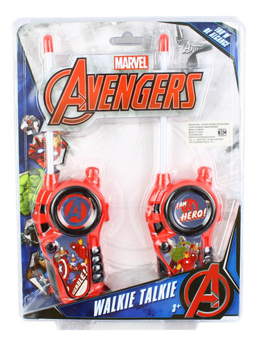 Walkie Talkie Spiderman O Avengers 2 Diseños Juguete Niños