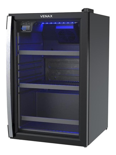 Cervejeira Visa Venax 100 Litros Blue Light Preto Fosco 110v Cor Preta Fosca