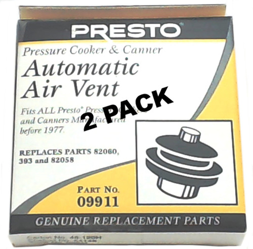 2 pk Presto 09911  valvula Olla Presion