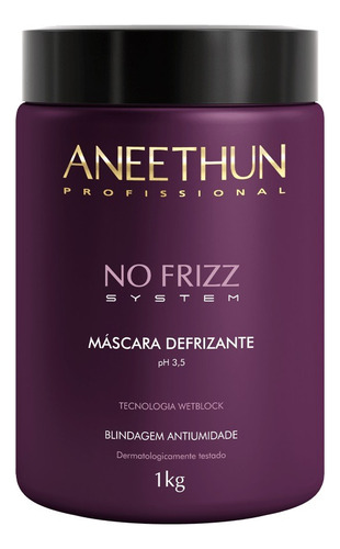 Kit Aneethun No Frizz - Shampoo 1l + Máscara 1kg